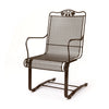Briarwood High Back Spring Base Chair Chestnut Brown Finish