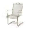 Briarwood High Back Spring Base Chair Dove Finish