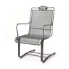 Briarwood High Back Spring Base Chair Graphite Finish