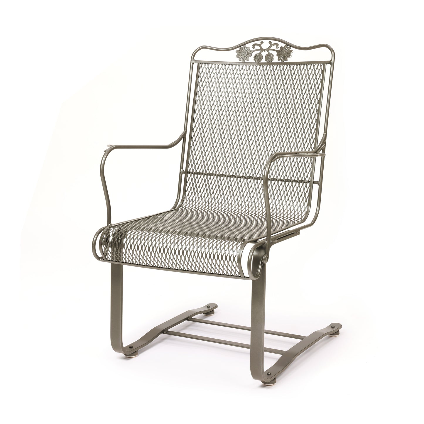 Briarwood High Back Spring Base Chair Mink Finish, image 15