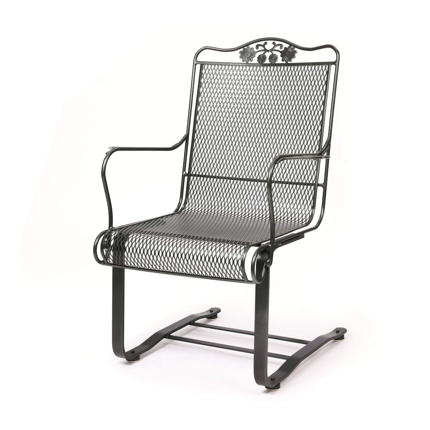 Briarwood High Back Spring Base Chair Pewter Finish, image 8
