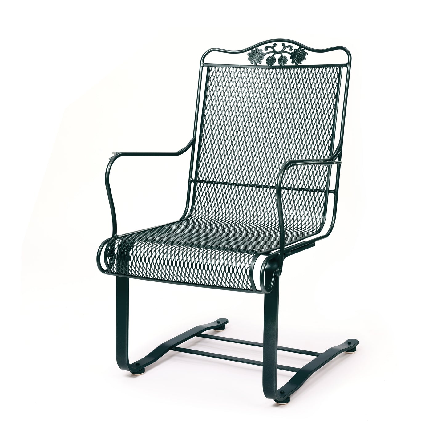 Briarwood High Back Spring Base Chair Pompeian Green Finish, image 25