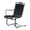 Briarwood High Back Spring Base Chair Smooth Black