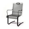 Briarwood High Back Spring Base Chair Textured Black Finish