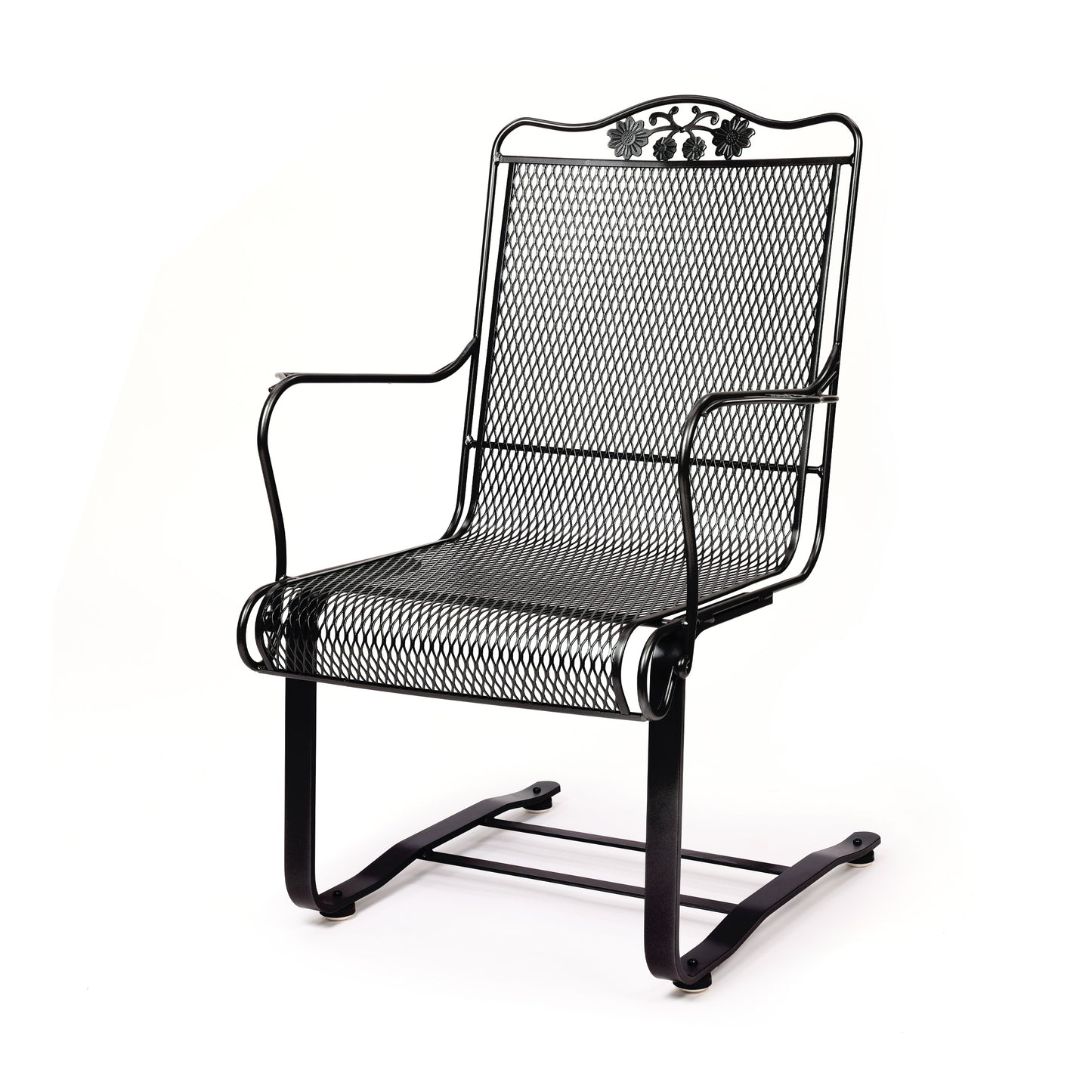 Briarwood High Back Spring Base Chair Textured Black Finish, image 9