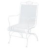 Briarwood High Back Spring Chair Hammered White