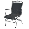 Briarwood High Back Spring Chair Textured Black