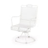 Briarwood High Back Swivel Rocker Acoustic White Finish