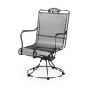 Briarwood High Back Swivel Rocker Black Finish