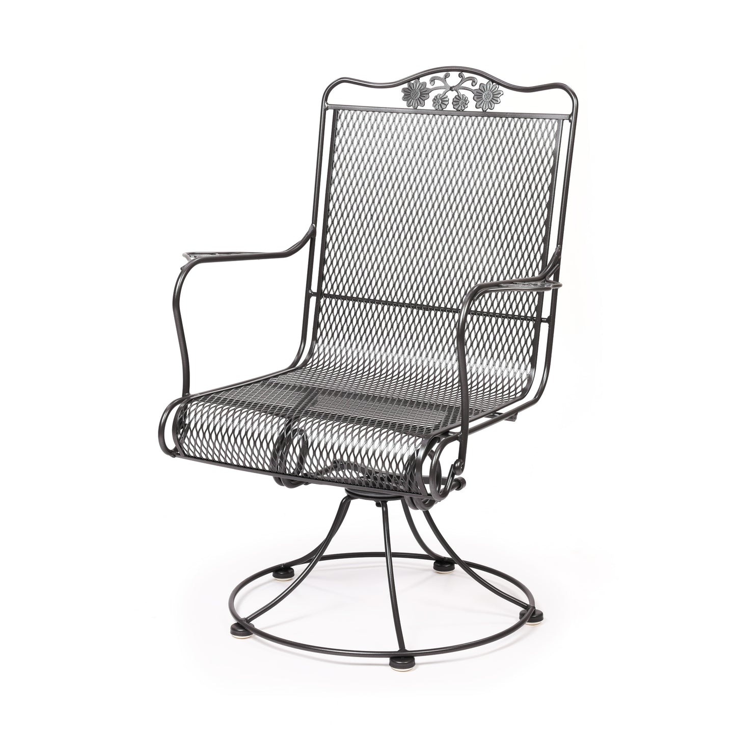 Briarwood High Back Swivel Rocker Burnished Chrome Finish, image 24