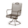 Briarwood High Back Swivel Rocker Chestnut Brown Finish