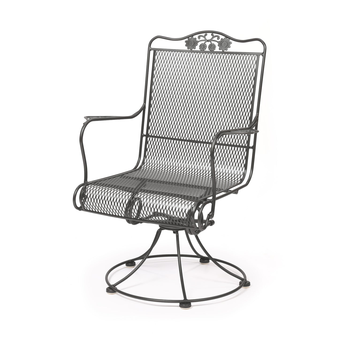 Briarwood High Back Swivel Rocker Graphite Finish, image 7