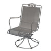 Briarwood High Back Swivel Rocker Gray Shimmer