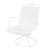 Briarwood High Back Swivel Rocker Hammered White