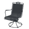 Briarwood High Back Swivel Rocker Smooth Black