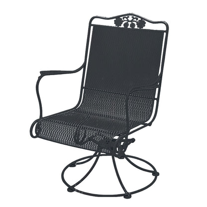 
                  Briarwood High Back Swivel Rocker Smooth Black - Image 4
                