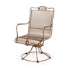 Briarwood High Back Swivel Rocker Terra Cotta Finish