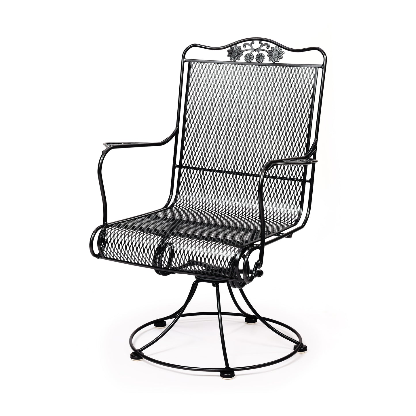 Briarwood High Back Swivel Rocker Textured Black Finish, image 9
