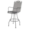 Briarwood Swivel Bar Stool Gray Shimmer