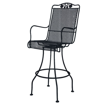 
                  Briarwood Swivel Bar Stool Smooth Black - Image 4
                