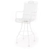 Briarwood Swivel Barstool Acoustic White Finish