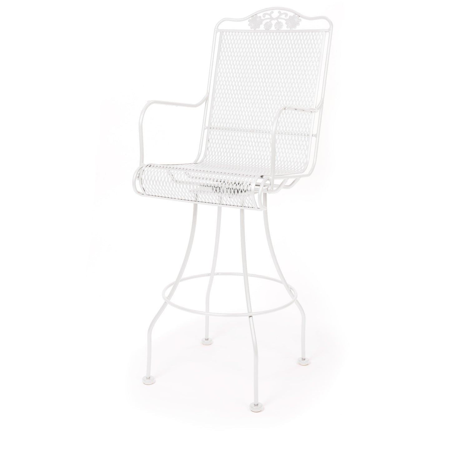 Briarwood Swivel Barstool Acoustic White Finish, image 11