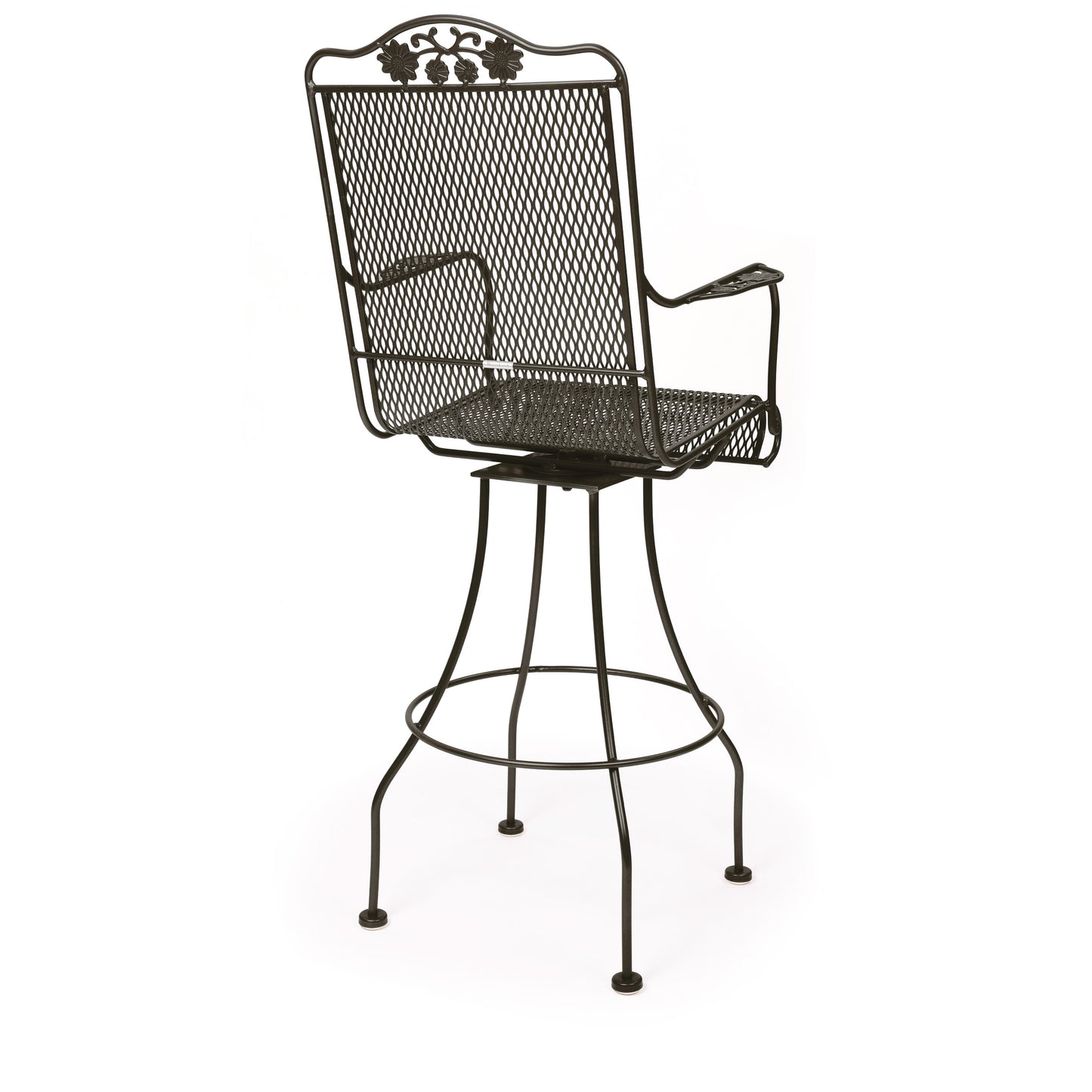 Briarwood Swivel Barstool Aztec Bronze Finish Back, image 2