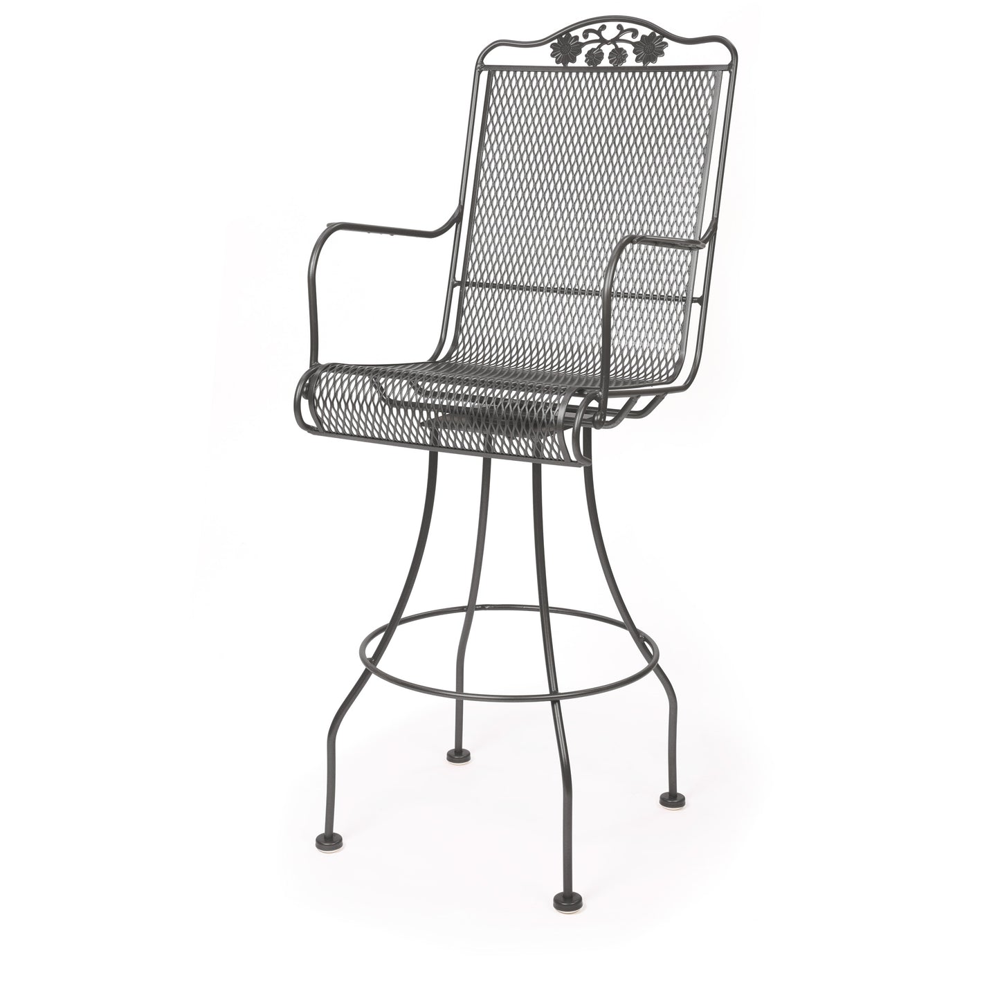 Briarwood Swivel Barstool Graphite Finish, image 5