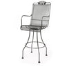Briarwood Swivel Barstool Pewter Finish
