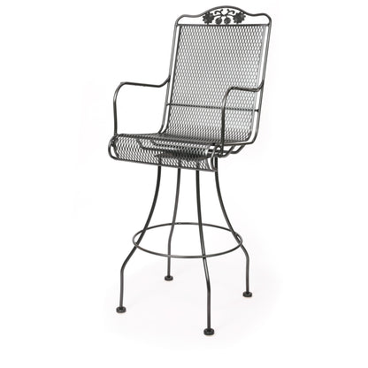 
                  Briarwood Swivel Barstool Pewter Finish - Image 8
                