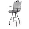 Briarwood Swivel Barstool Textured Black Finish