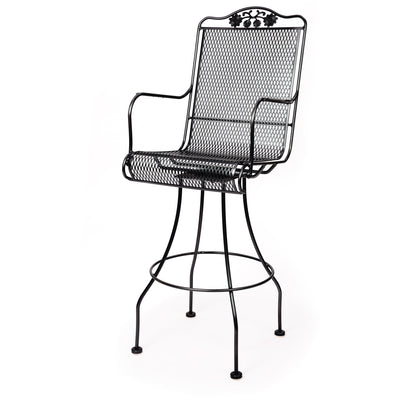 
                  Briarwood Swivel Barstool Textured Black Finish - Image 9
                