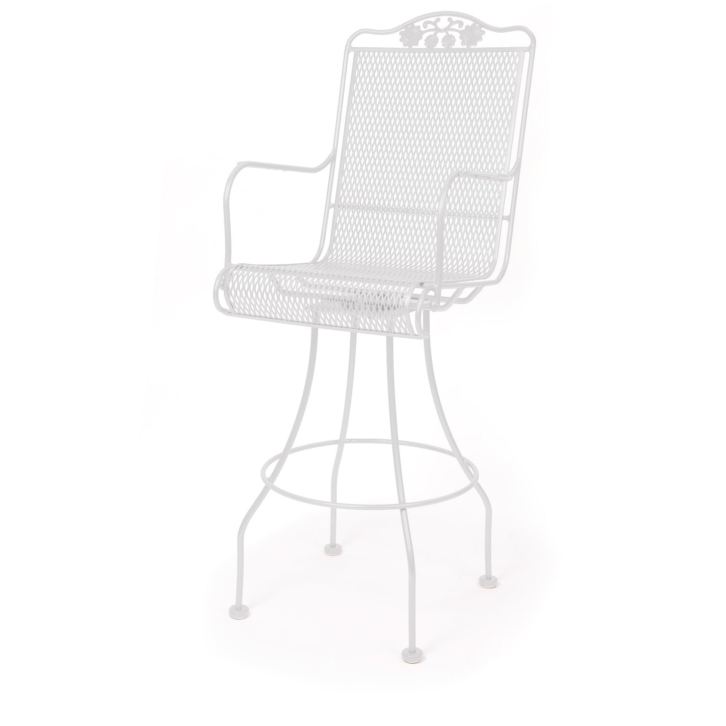 Briarwood Swivel Barstool Weathered White Finish, image 27
