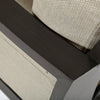 Brooklyn Lounge Chair Weathered Charcoal Finish Detail