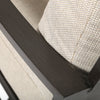 Brooklyn Swivel Rocker Dining Chair Weathered Charcoal Finish Detail