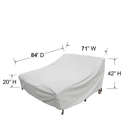 
                  CP141 - Double Chaise Lounge Cover - Image 2
                
