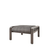 Canton Padded Ottoman Hickory