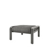 Canton Padded Ottoman Smoke