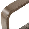 Canton Padded Sofa Hickory Frame Detail