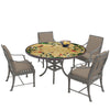 Carmel Hummingbird 60d Bistro Olympia Chairs PEW COCOA