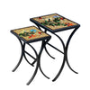 Carmel Hummingbird Nesting Table Set Black Frame