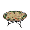 Carmel Hummingbird Round Coffee Table Black Frame