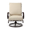 Classico High Back Swivel Rocker Club Chair Front