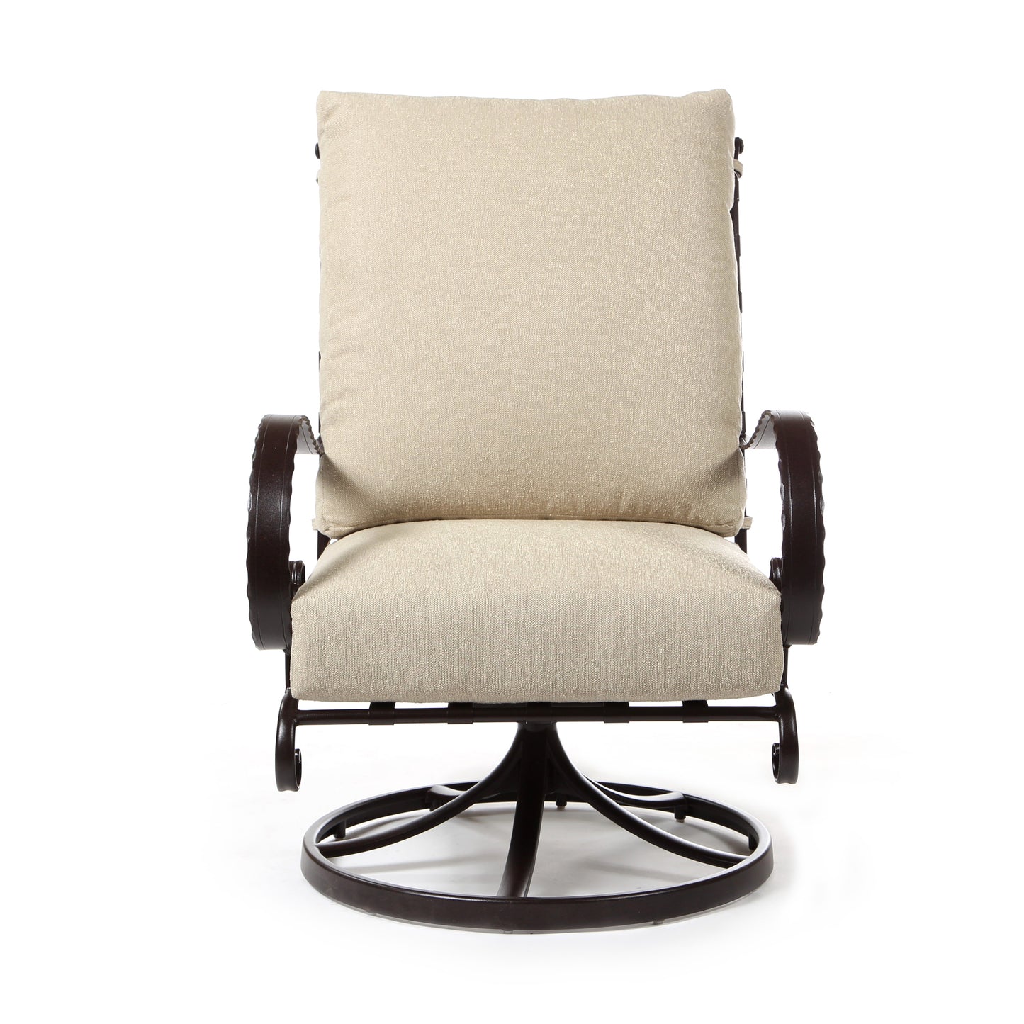 Classico High Back Swivel Rocker Club Chair Front, image 2