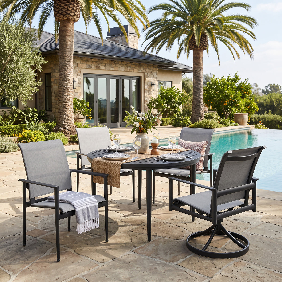 Contempo Sling 5 Piece Dining Set, image 2