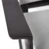 Contempo Sling Dining Chair Alloy Finish Detail