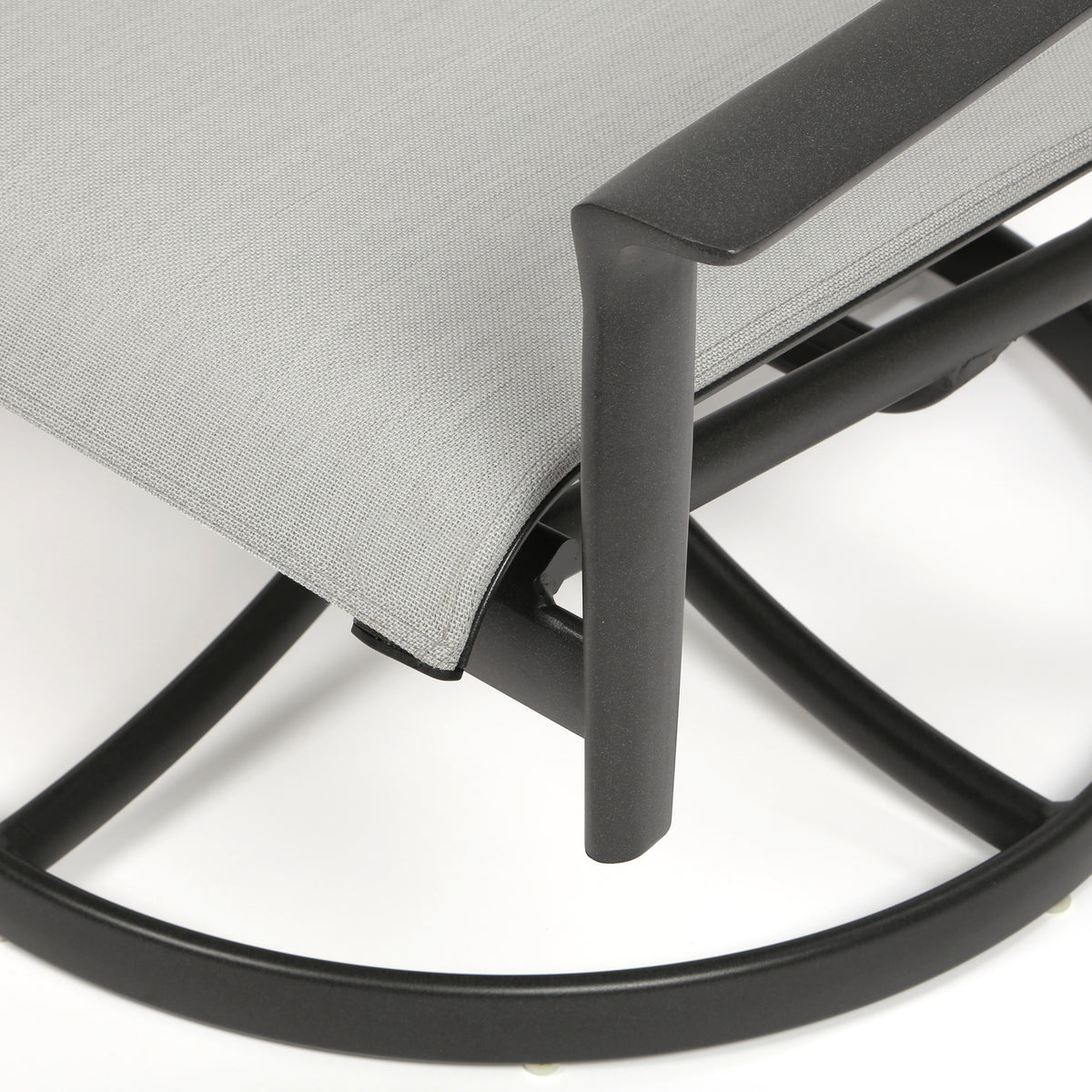 Contempo Sling Swivel Rocker Club Chair by Hanamint | Aluminum Swivel ...