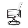 Contempo Sling Swivel Rocker Dining Chair Side