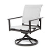 Contempo Sling Swivel Rocker Dining Chair