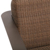 Corte Sofa Hazel Weave Cocoa Frame Detail